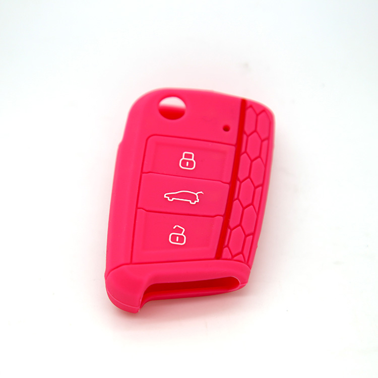 粉红色高7钥匙包外观设计专利效果图
