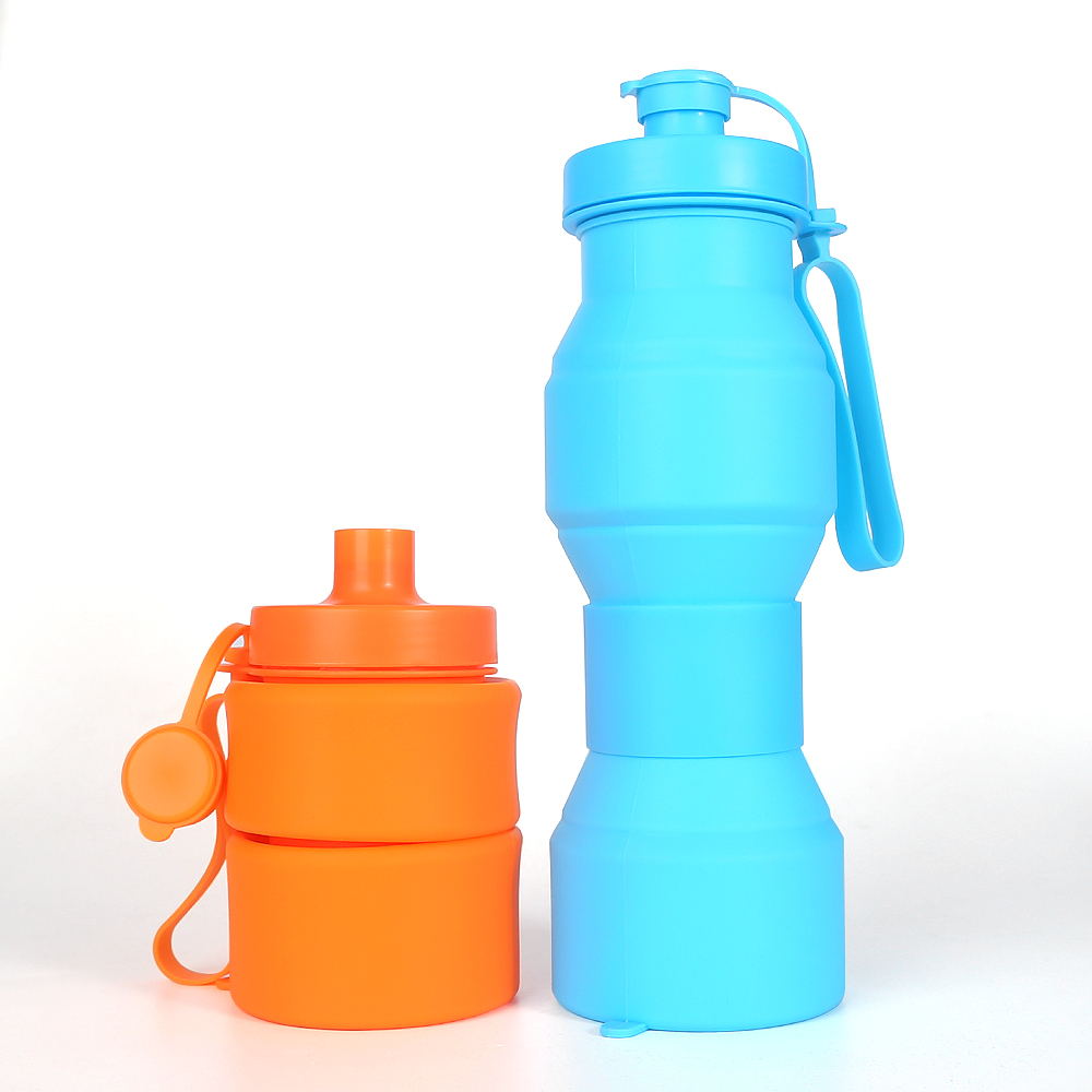 800ML 硅胶折叠水壶